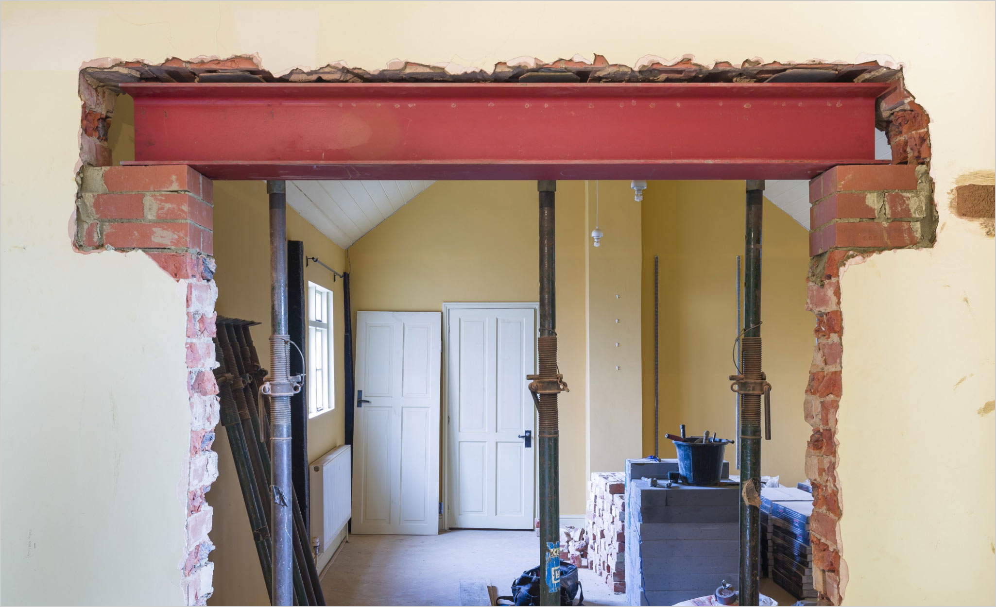 Load bearing wall removal